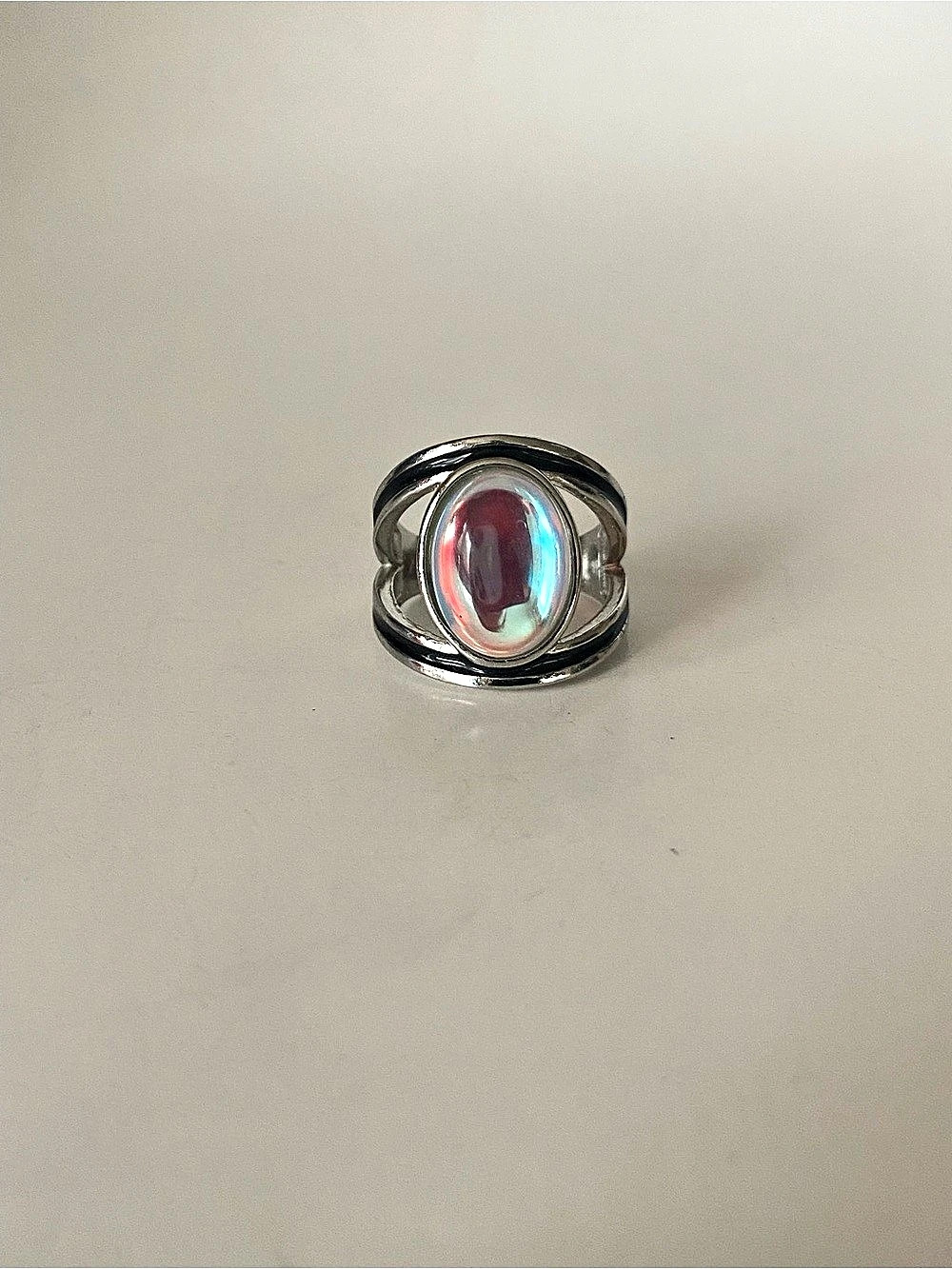 Statement Ring in Silver Like New